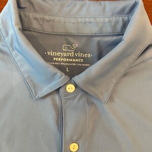 Vineyard Vines Men's Light Blue Button Down Shirt